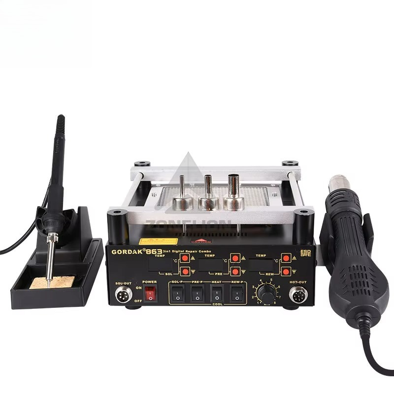Infrared Bga Rework Station - 3 In 1 Digital Hot Air