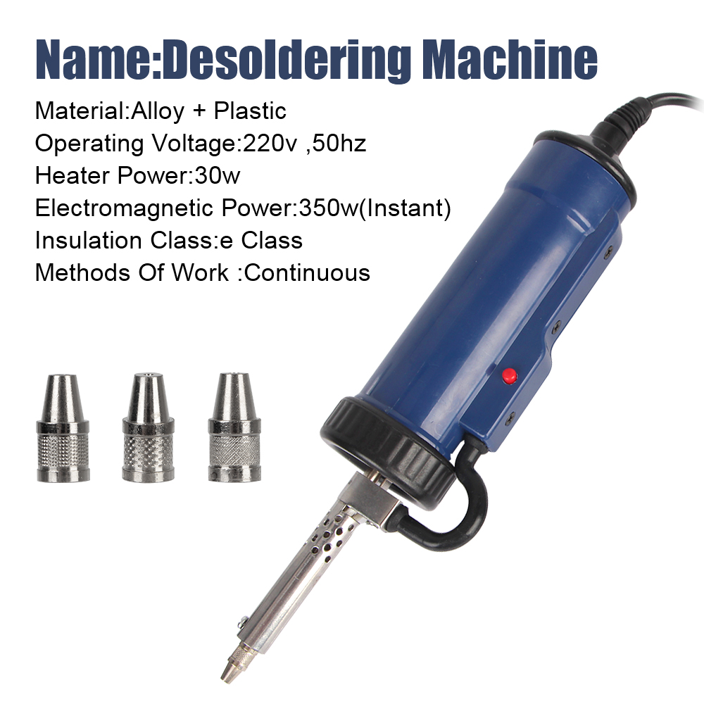 Remove Pump with 3 Suction Noz - đánh giá và giá Desoldering Pump Electric Vacuum Station